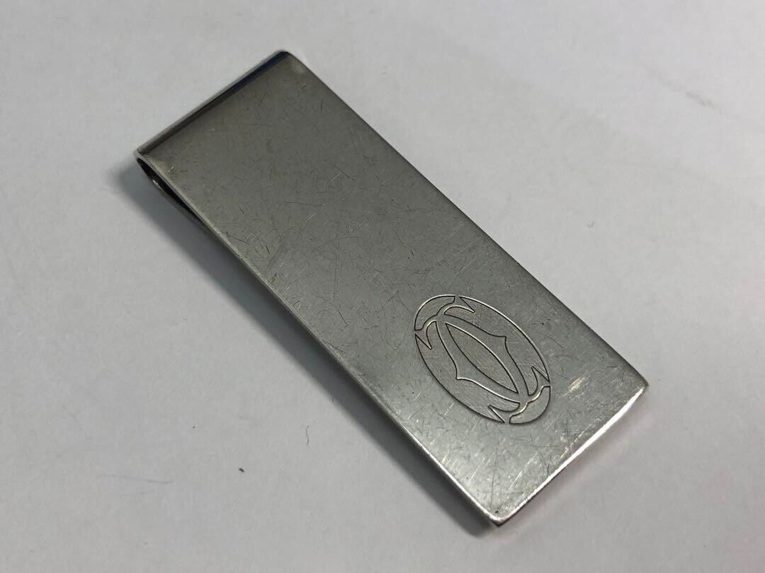 Cartier Logo Money Clip Sterling Silver 925 SV w/out box | eBay Cartier Logo Money Clip Sterling Silver 925 SV w/out box | eBay