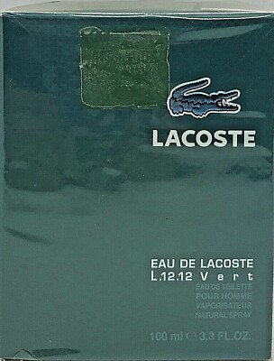   Lacoste EAU DE LACOSTE Vert pour Homme EDT 100 ml OVP/NEU 