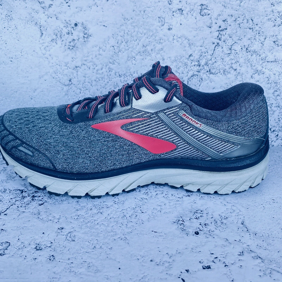 Brooks Adrenaline GTS 18 Women s Running Shoes Gray Pink