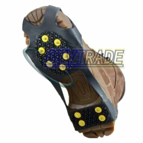 ONE Schnee Eis rutschfeste Silikonschuhe Abdeckung Greifer Spikes Klettern Steigeisen NEU - Bild 1 von 9