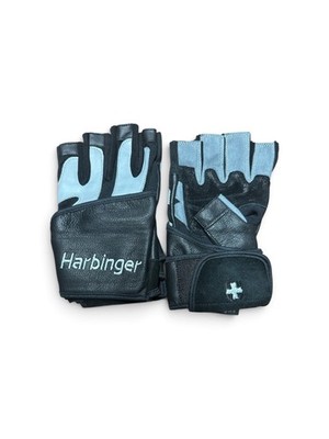 Harbinger Men's Pro Wrist Wrap Gloves - Black & Gray