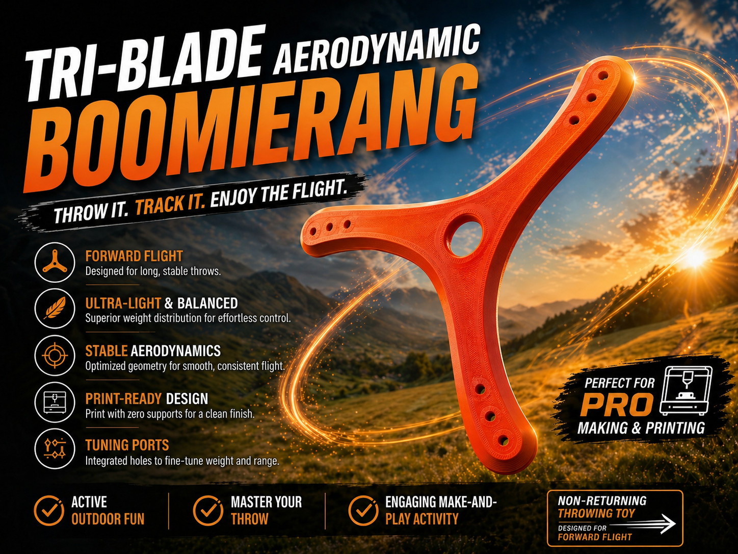 boomerang aerodinamico