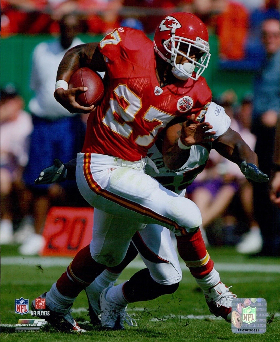 Vintage Reebok Kansas City Chiefs Larry Johnson #27 Jersey Size XL thumbnail 2