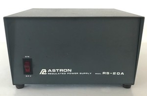 ASTRON RS-20A Regulated 13.8 VDC—20 Amp POWER SUPPLY Ham Radio NOT FULLY TESTED