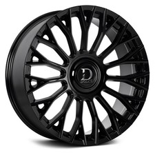 Dolce Luxury Roma Wheel 22x9 35 5x112 73.1 Black Single Rim