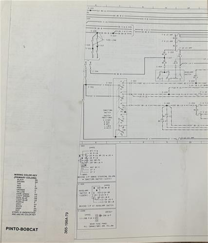 Diagrama de Fiação do Firebird 1979