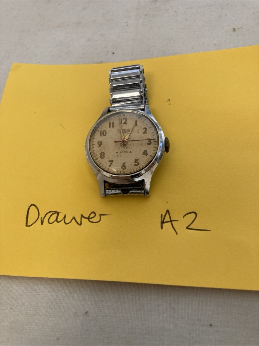 Smiths Empire Jewel Champaign Dial Vintage Ladies Watch Not