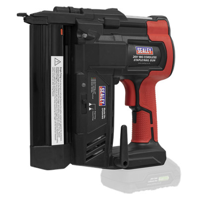 Sealey 20V SV20 Serie 18G Akku-Tacker Nagelpistole - nur Gehäuse CP20VNG