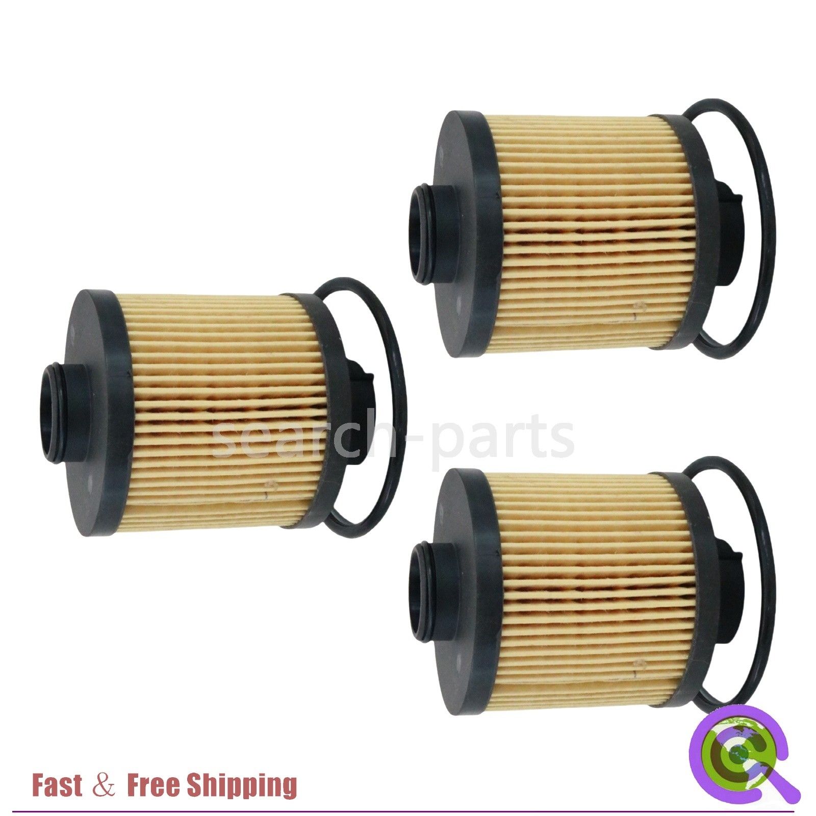 3Pcs Oil Filter Fits Lamborghini Gallardo 2004-2008 07L115561C USA