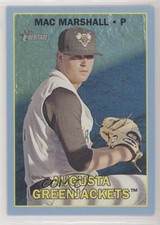 2016 Topps Heritage Minor League Edition Blue 77/99 Mac Marshall #159 0o0