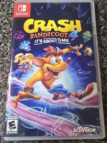 Crash Bandicoot 4: It's About Time Nintendo Switch Cartridge, Tested Working