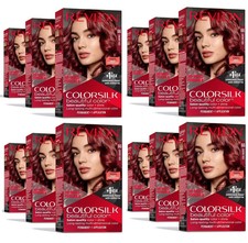  Pack of 12 - 1 Case Revlon ColorSilk Hair Color  66 Cherry Red