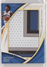 2017-18 Panini Immaculate Jersey Number 72/75 Jonathan Isaac Jumbo Patch x3y