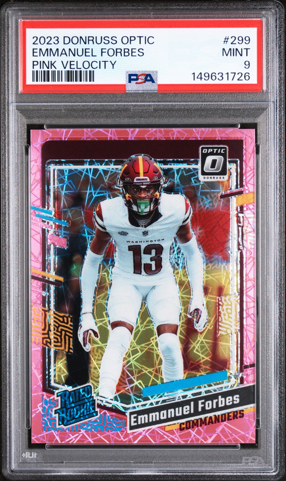 Emmanuel Forbes Panini Donruss Optic #299 Orange Scope