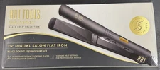Hot Tools Professional Black Gold 1-1/4” Digital Salon Flat Hair Iron HT7117BG💥