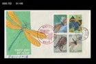 Insect,Dragonfly,Butterfly,Beetle,Nature,Wildlife,Forest,Japan 1987 FDC,Cover