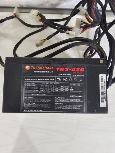 Thermaltake TR2-430 ATX 12V 2.2 Dual 8cm Fans TR2-430NL1NH Computer Power Supply - Picture 3 of 7