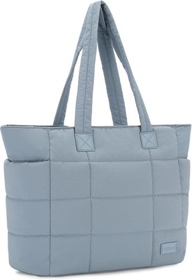 VASCHY Puffer Tote Bag für Dame, Lightweight Utility Work Gesteppte Puffy 