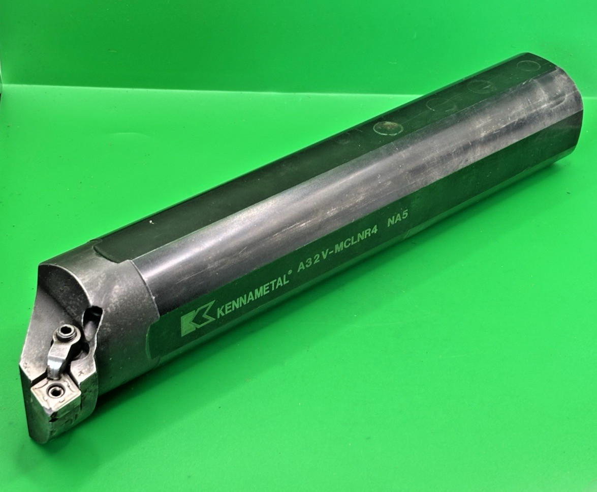Kennametal A32V-MCLNR4 2" Indexable Boring Bar 10.8" OAL 2.4" Min Bore CNMG 432