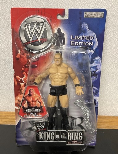 2002 WWE King of the Ring Brock Lesnar LE Figure Jakks Pacific