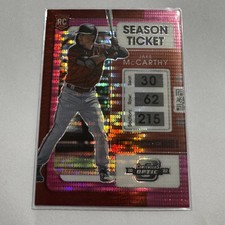 2022 Panini Chronicles #15 Jake McCarthy Contenders Optic Pink Pulsar