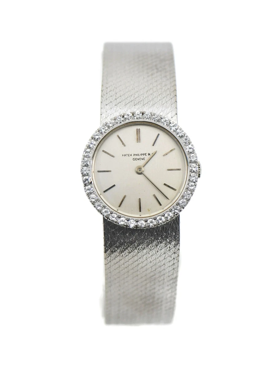 Patek Philippe Ladies Watch 3006 White Gold 18k Manual Vintage 39371: Patek Philippe Vintage 18k White Gold Wristwatch, Ref  main image 3