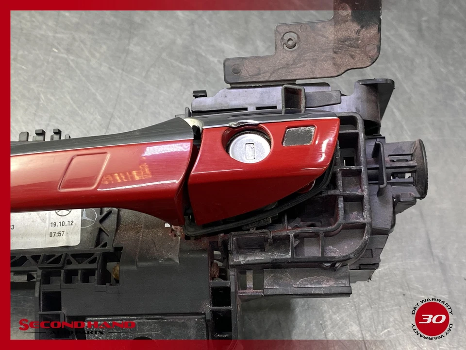 Manija de puerta exterior lateral izquierda 12-20 Mercedes R172 SLC300 SLK250 sin llave Go ROJO Foto 2 de 4