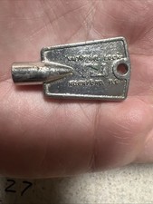 Vintage Freezer Key NATIONAL LOCK ROCKFORD,Illinois Spare Deep Universal Square
