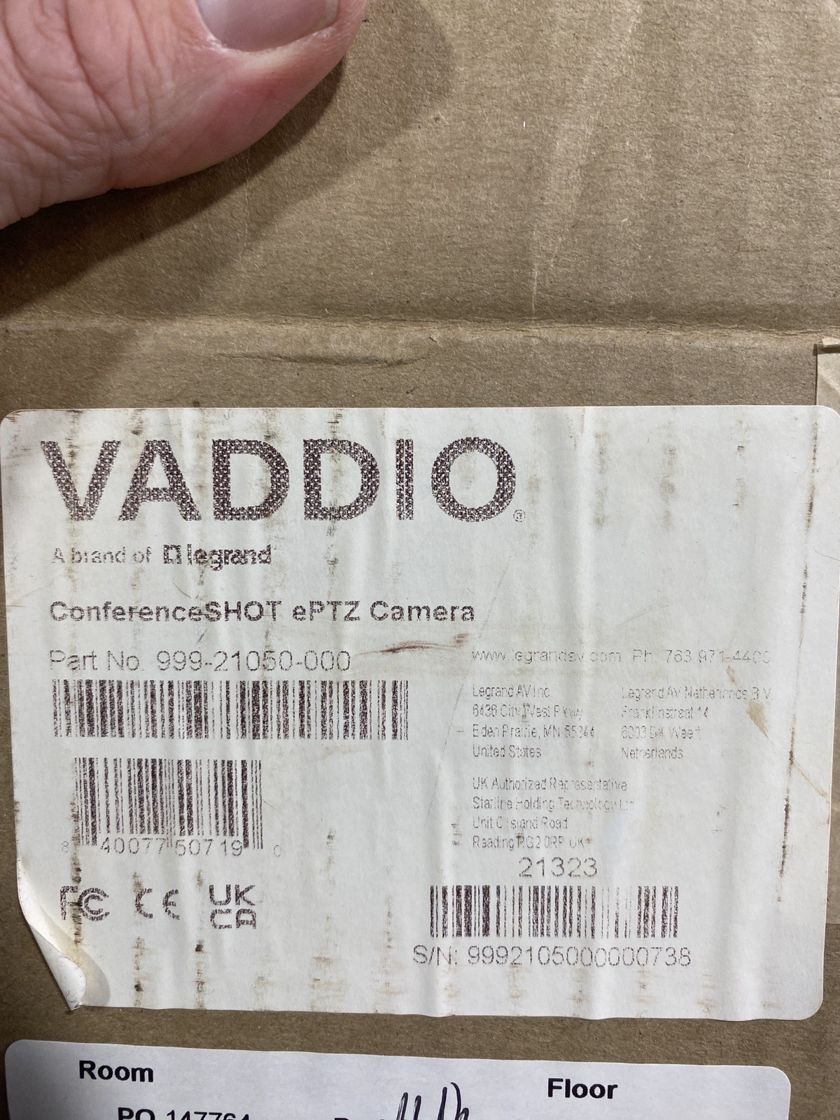 Vaddio #998-21100-000  intelliSHOT conference room Camera Series
