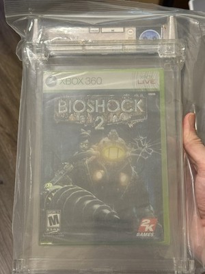 BioShock 2 Xbox 360 2K Games Embossed Foil NTSC-U/C M Rated 2010, WATAGRADED 8.0
