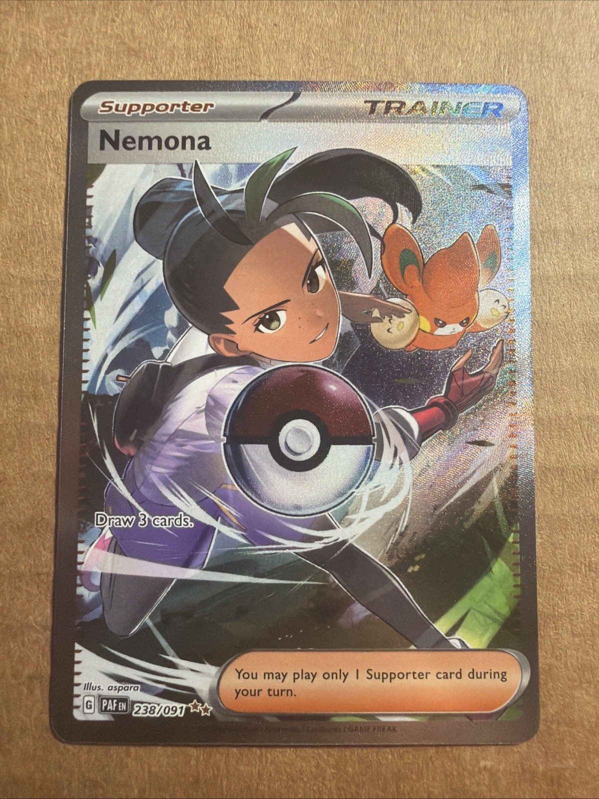 Nemona 238/091 Sv: Paldean Fates Holo