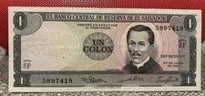 El Salvador 1 Colon 1967 XF