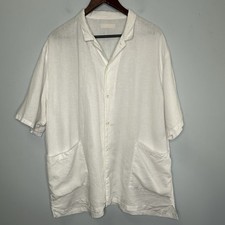 Nest Robe Confect Made In Japan Men  s 100 Linen Short Sleeve Collared Shirt 4