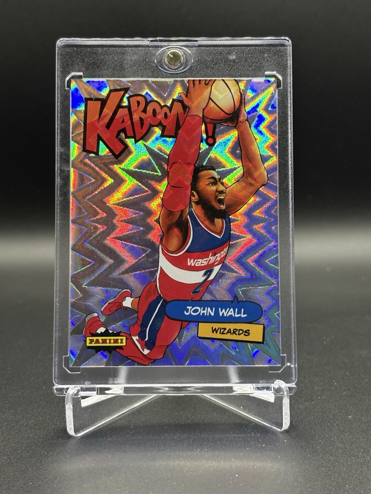 2015-16 Panini Excalibur John Wall Kaboom #4 Case Hit SSP Washington Wizards