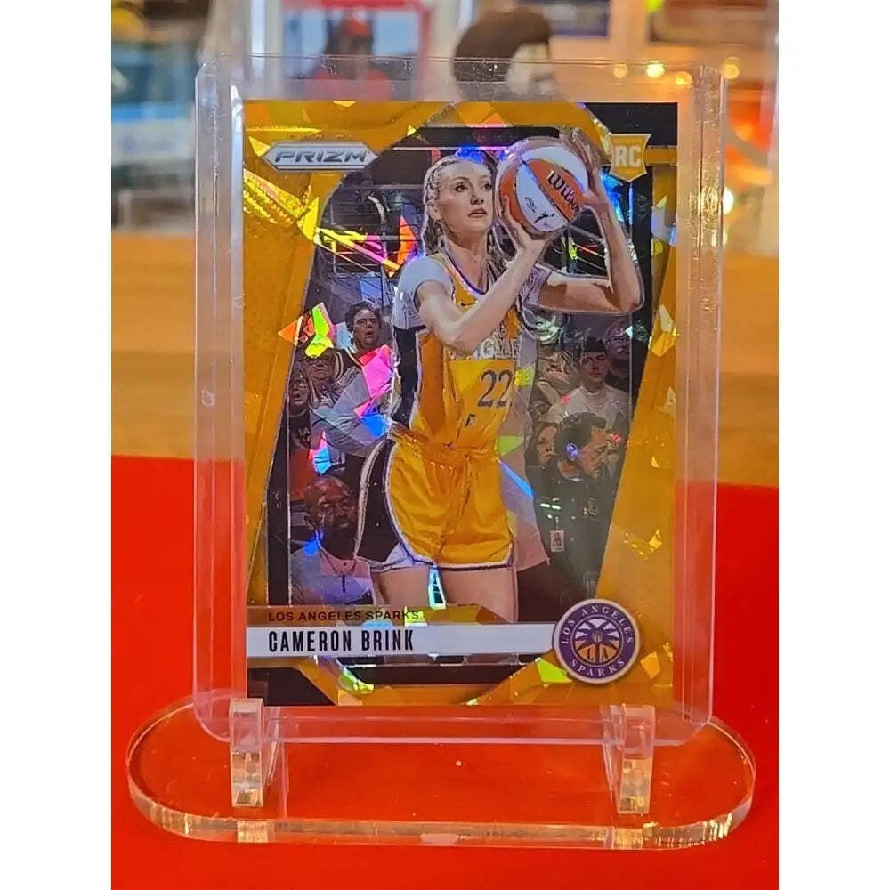Cameron Brink 2024 Panini Prizm WNBA #127 Orange Ice Prizm (RC)
