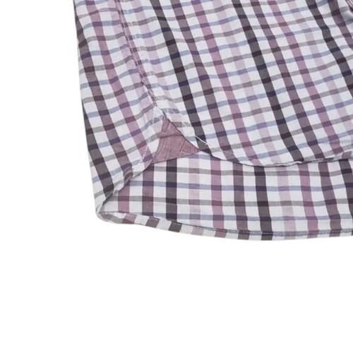 Camicia Rockstar Jeans quadri quadri bottoni a pressione linguetta rotolo a contrasto rara unica XS S - Foto 6 di 10