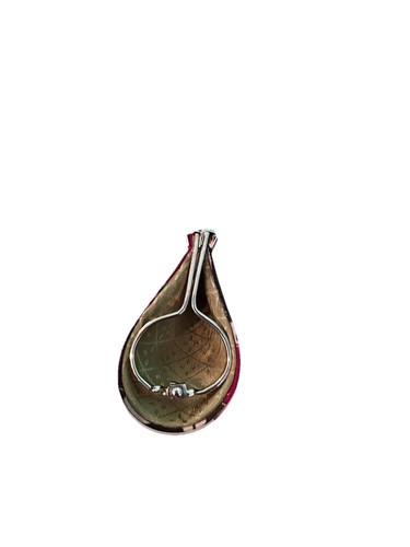 Vintage NOS Asian Kiss Lock Coin Small Purse Souvenir Gift Box Mod Print Novelty - Picture 3 of 7