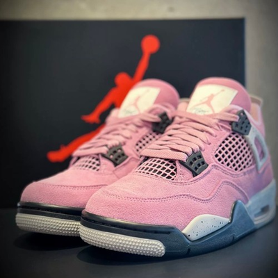 #ad Jordan 4 #x27;Orchidquot; Retro Mid Top Basketball Men#x27;s amp; Women#x27;s Shoes $80.00