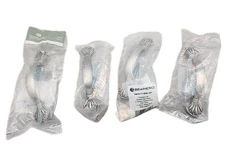 3"  Brushed Satin Pewter Grecian Cabinet Drawer Pull 4Pack [129]