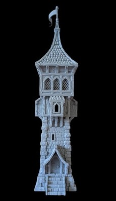 15/28/32mm Scale Guard Tower Medieval Fantasy Scatter Terrain Building D&D RPGs