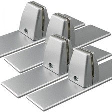4 PCS Sneeze Guard Clamp Bracket Shield Base Countertops Heavy Duty Aluminum