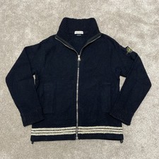 Stone Island Wool Outdoor Made In Italy Designer Zip Jacket SIZE XL