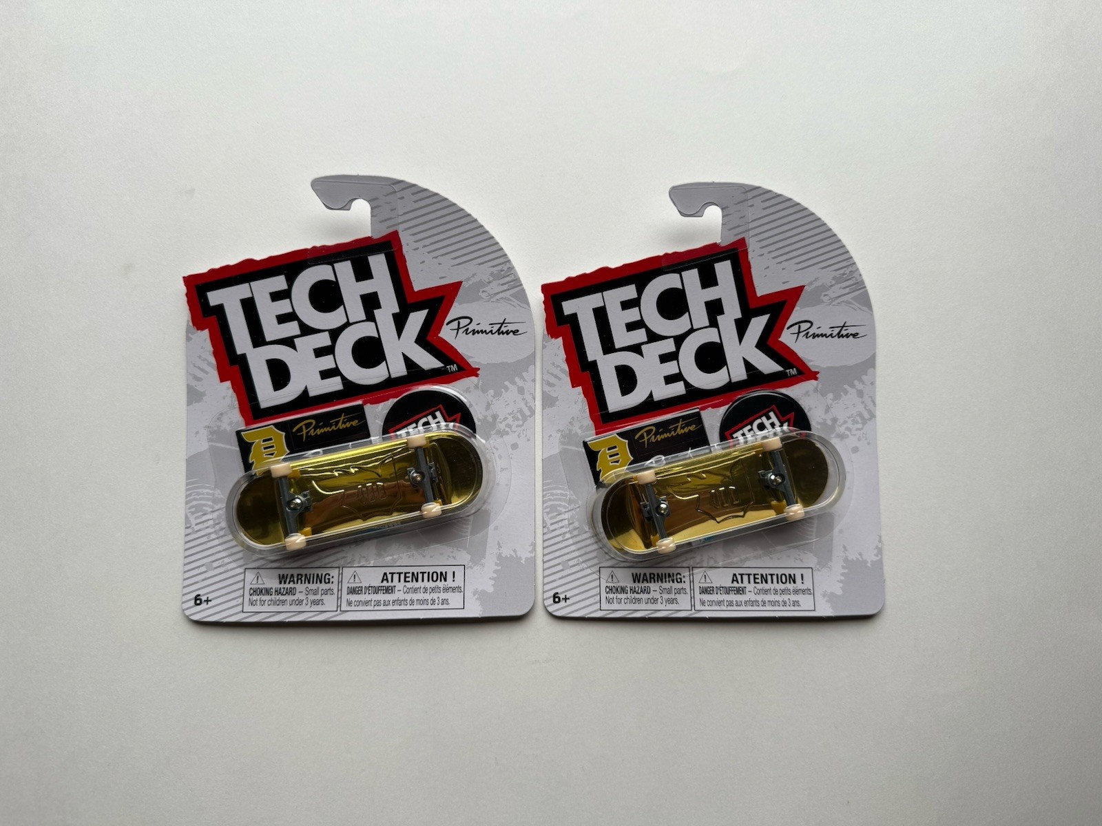 Tech Deck Primitive Gold Skateboard Lot of 2
