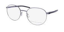 NEW PORSCHE DESIGN P8756 EYEGLASSES A ITALY MENS FULL-RIM 53-19-145 GRAY OVAL