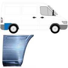 Reparaturblech Kotflügel hinten für Volkswagen LT 1996-2005 / Rechts