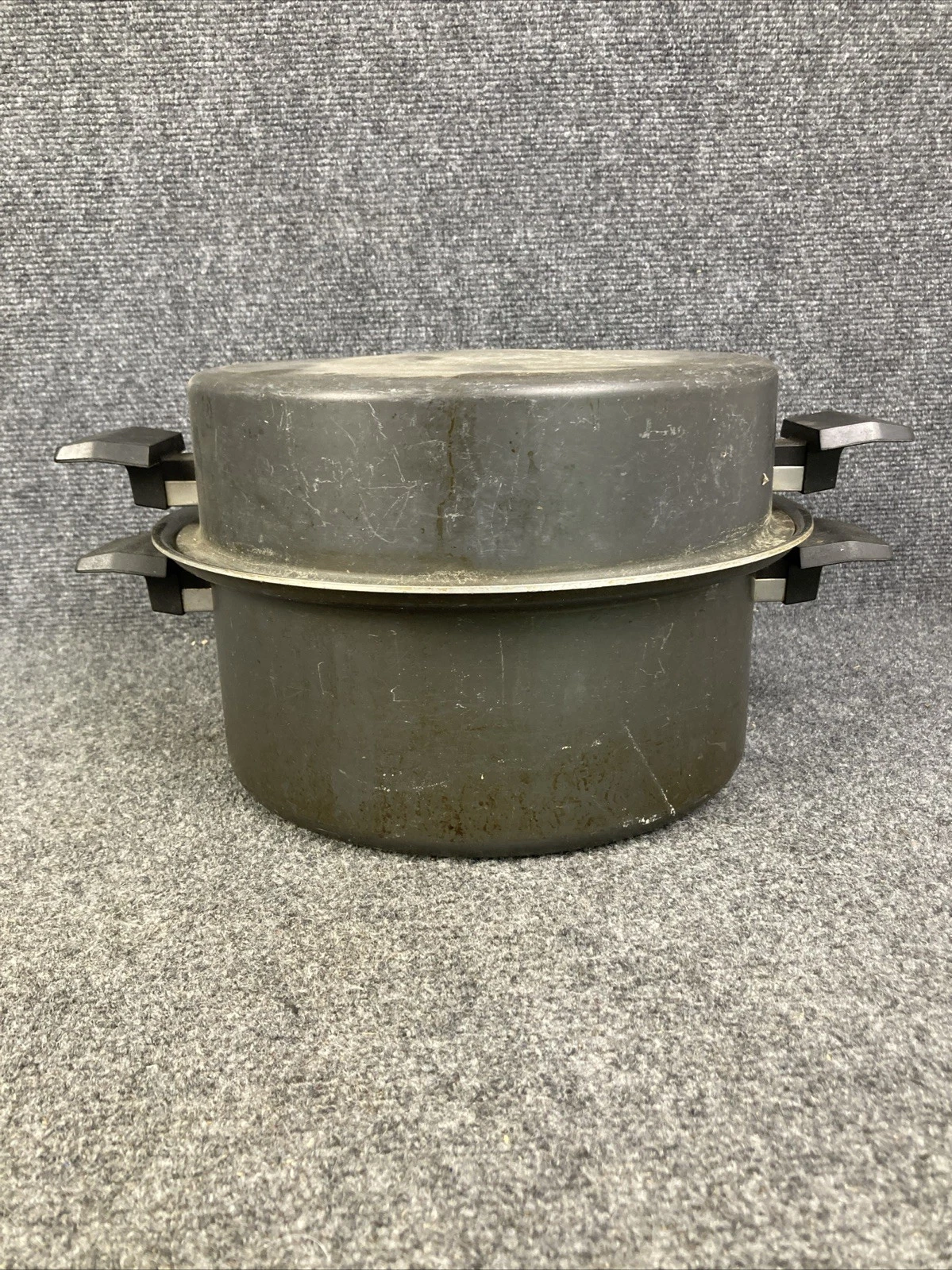 Miracle Maid 6 qt Stockpot 12" Cookware Dutch Oven Dome Lid w/ Steamer Insert