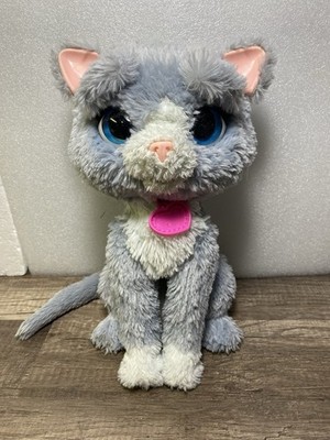Hasbro Fur Real Friends Interactive Cat Plush Pet Kitty- Disinfected Works