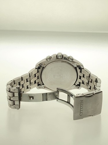 Citizen Eco-Drive HB20-T021697 Radio-Pilotée St. Acier Noir Solaire Hommes Watch - Photo 4 sur 6