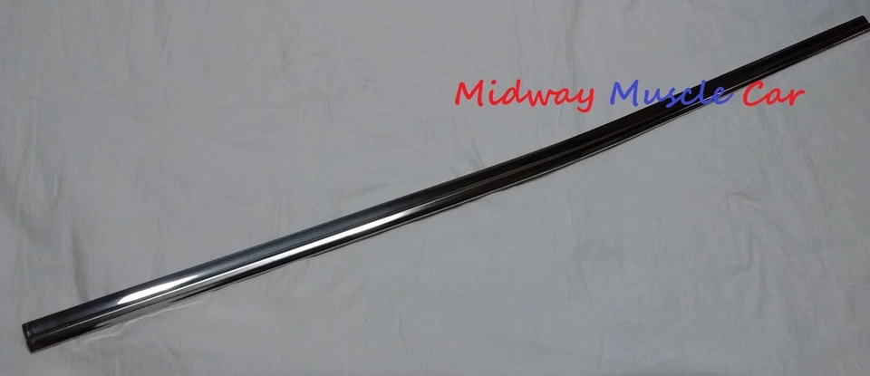 Center Rear Deck Trunk Lid Molding 1967 67 Pontiac GTO Lemans Tempest Foto 2 de 3