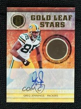 2011 Panini Gold Standard Leaf Stars 14k Signatures 1/10 Greg Jennings Auto 10un
